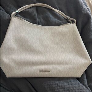 Michael Kors White with Silver Bag